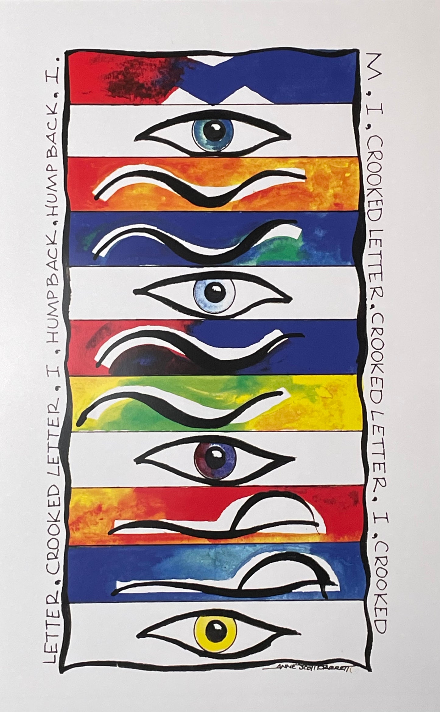 Mississippi Crooked Letter Original Poster