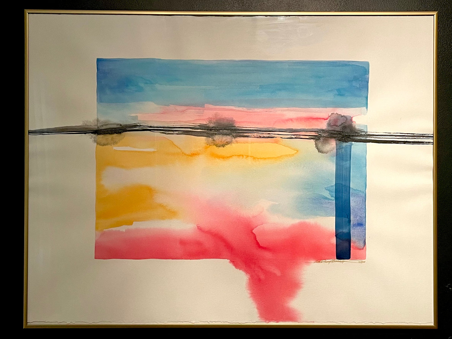 Atmospheres and Transmission, Paintings by Anne Scott Barrett "Red Yazoo Clay"