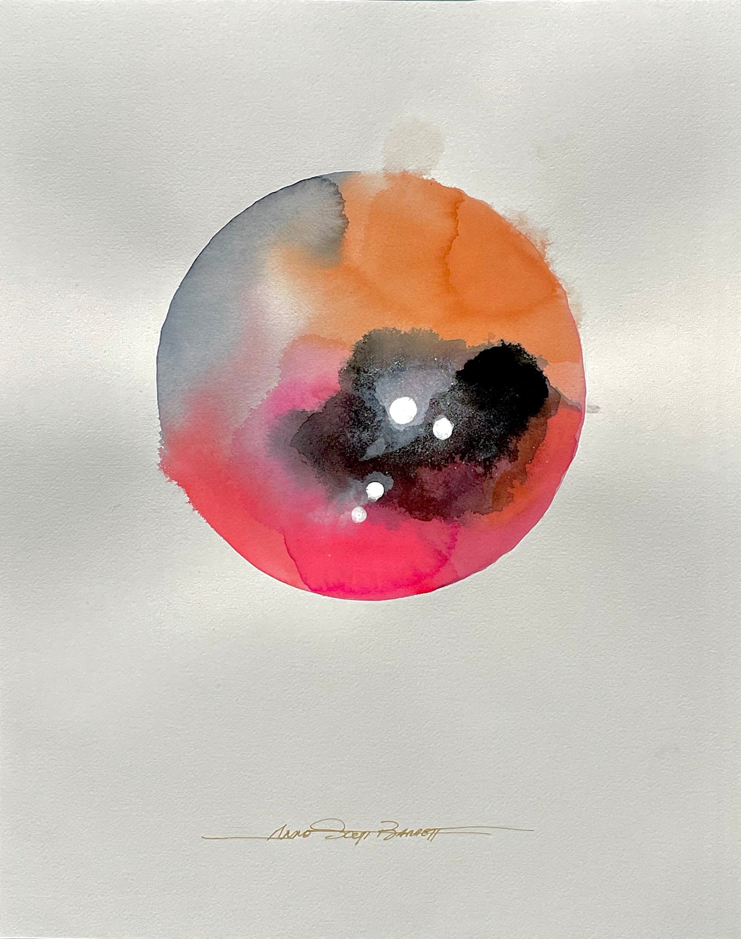 LuRay Eyes Painting by Anne Scott Barrett Edition One No.1