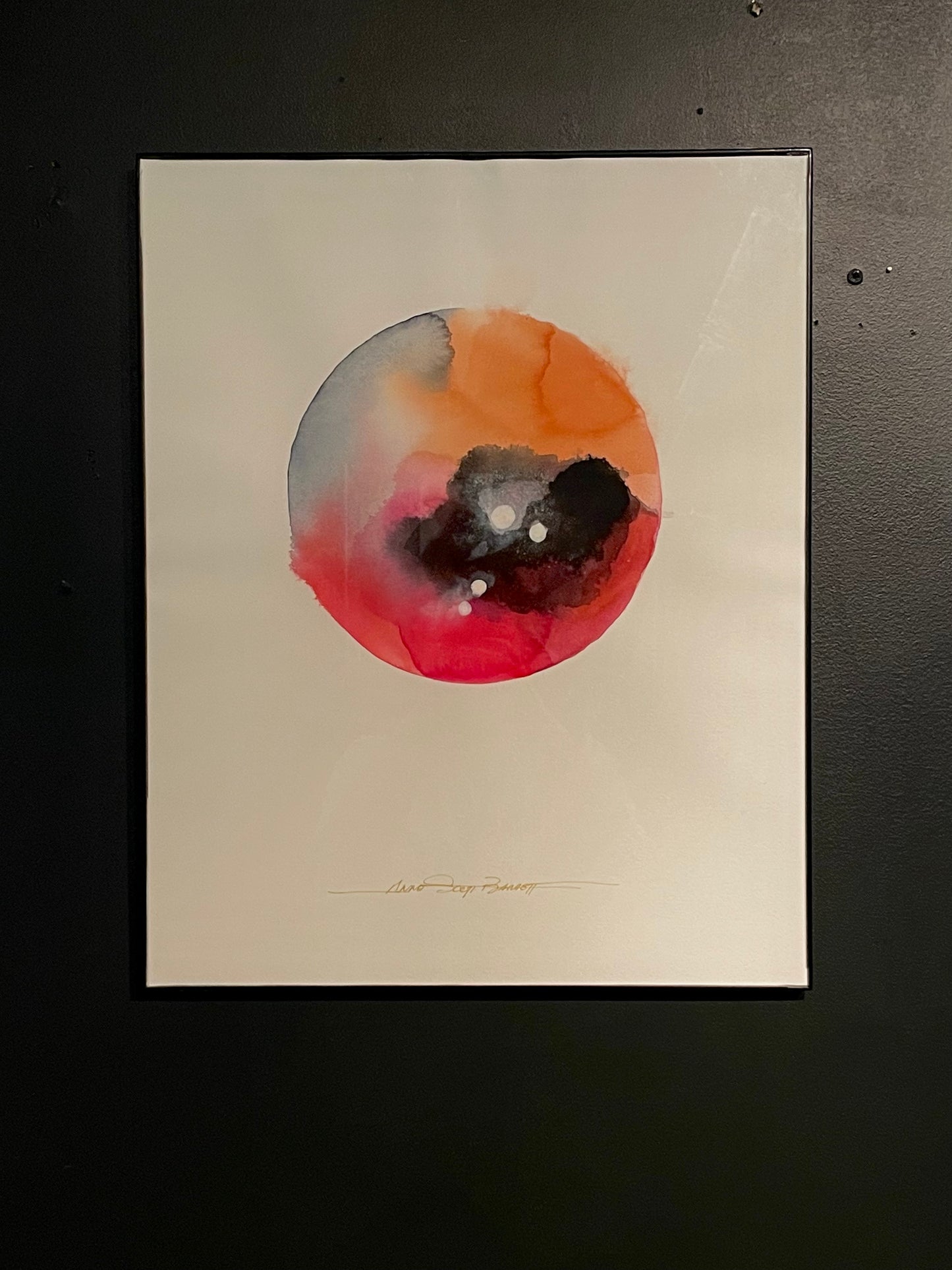LuRay Eyes Painting by Anne Scott Barrett Edition One No.1