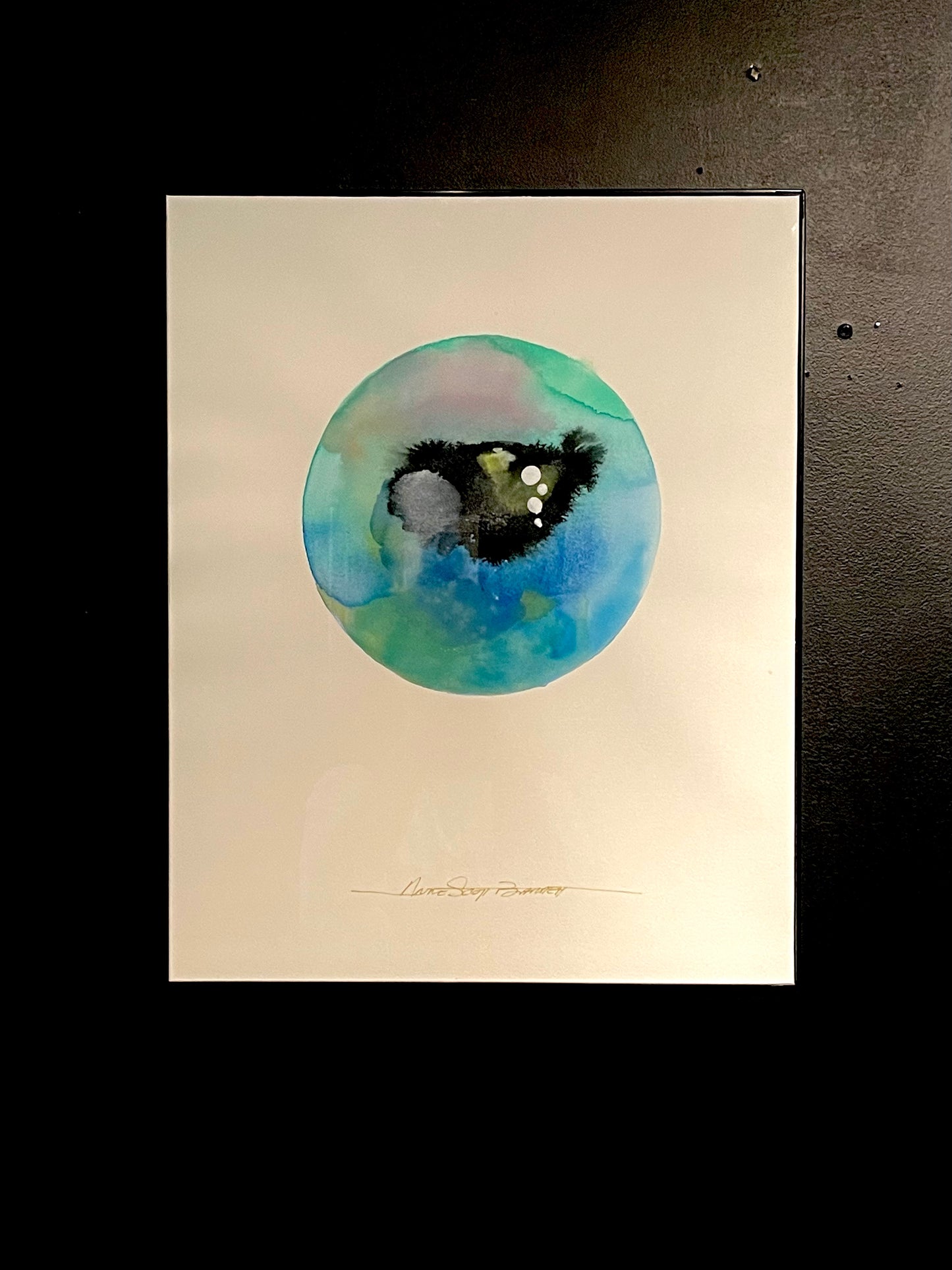 LuRay Eyes Painting by Anne Scott Barrett Edition One No.3