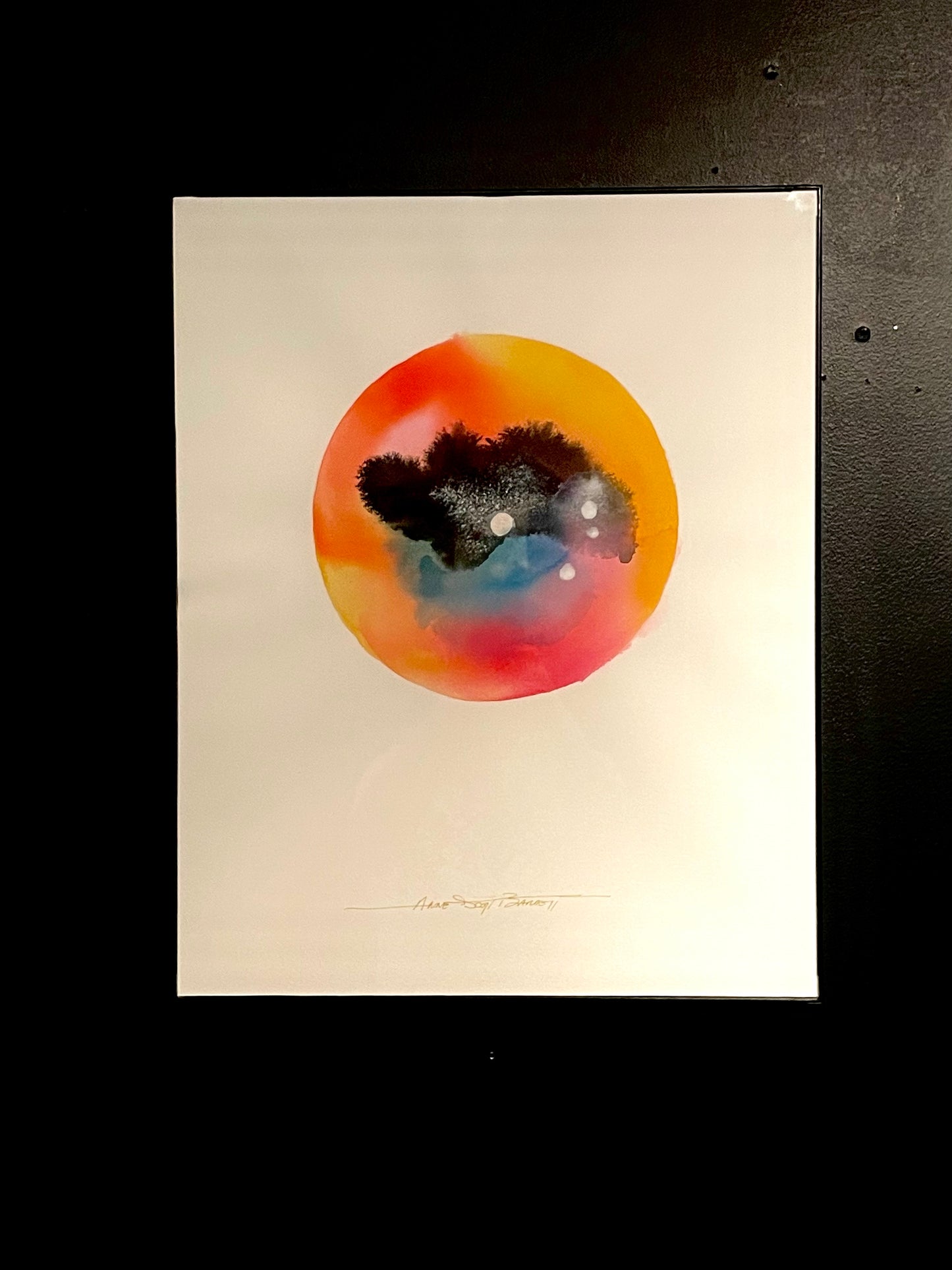 LuRay Eyes Painting by Anne Scott Barrett Edition One No.5