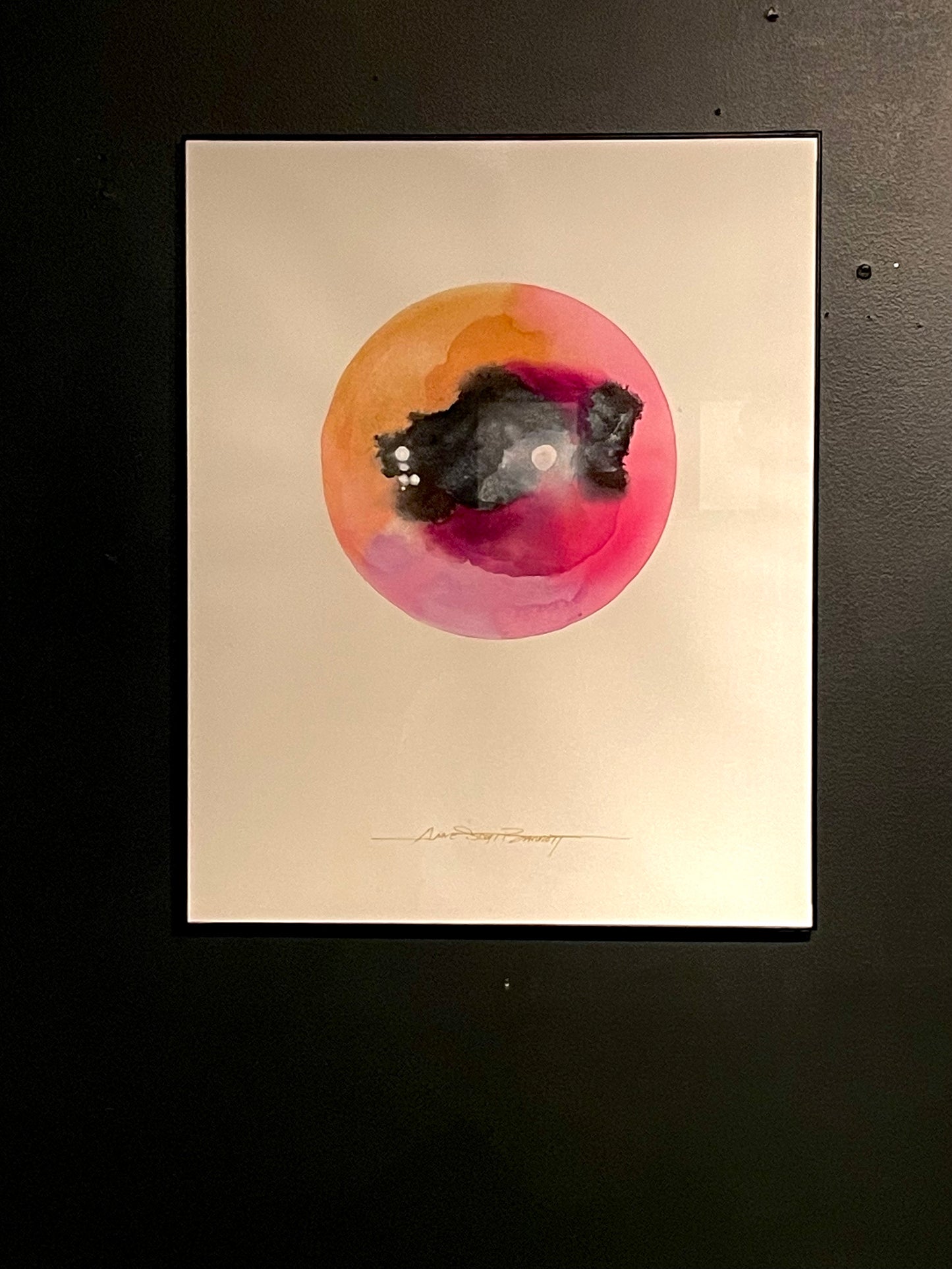 LuRay Eyes Painting by Anne Scott Barrett Edition One No.6