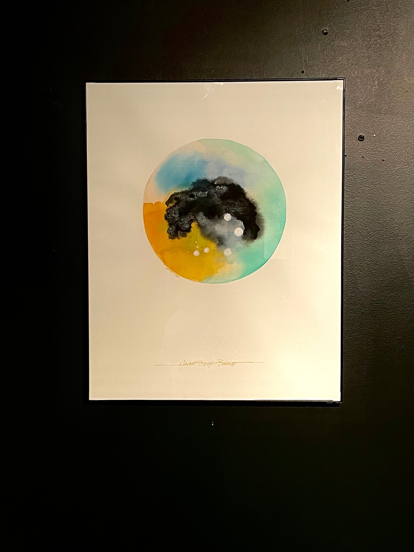 LuRay Eyes Painting by Anne Scott Barrett Edition One No.7