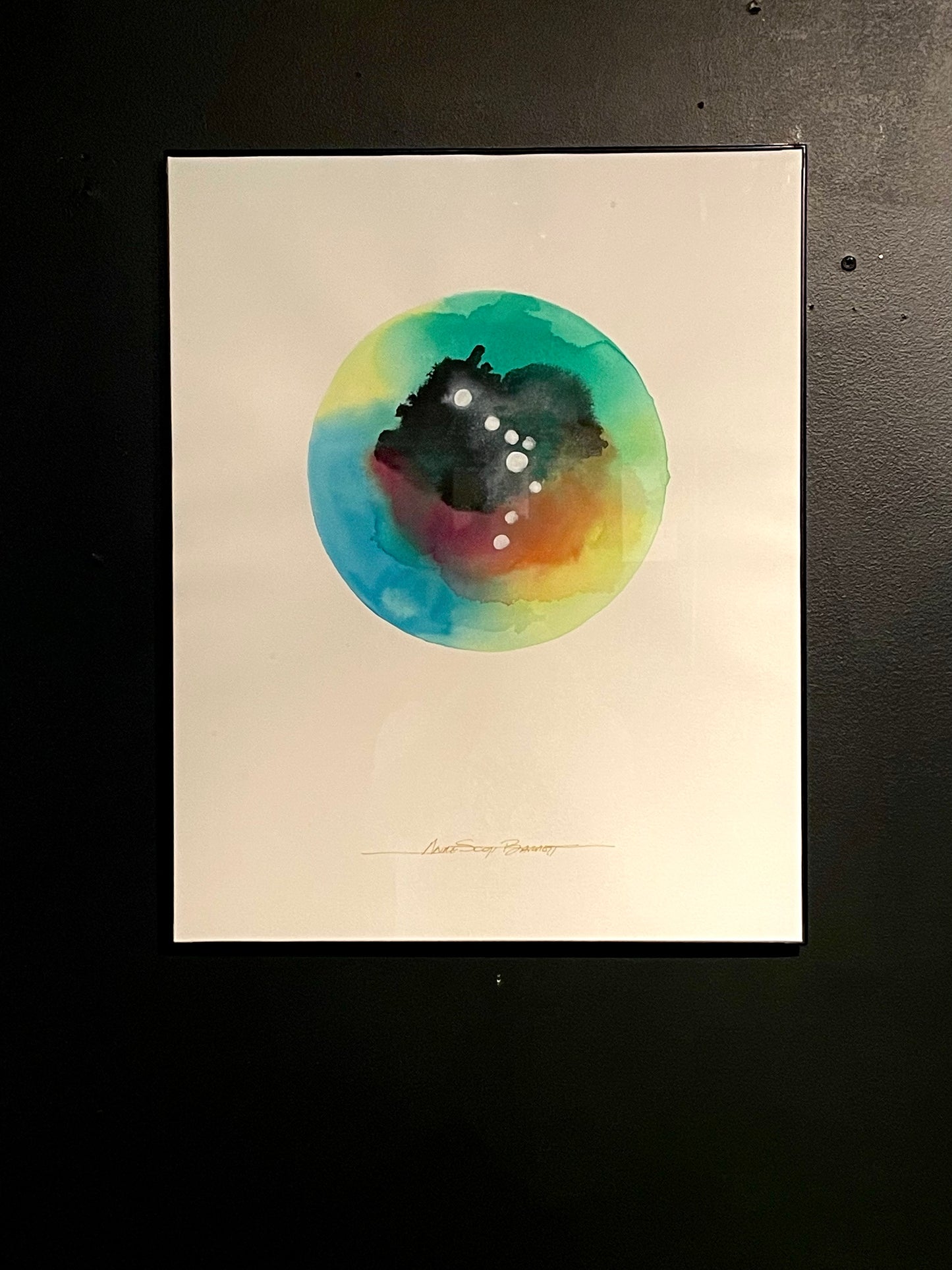 LuRay Eyes Painting by Anne Scott Barrett Edition One No.8