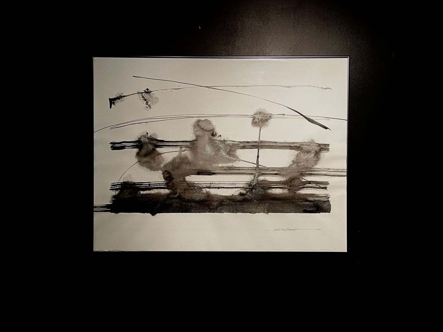 Atmospheres and Transmission, Paintings by Anne Scott Barrett "Palm Migration"