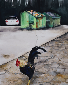 Dumpster Rooster Limited Edition Print
